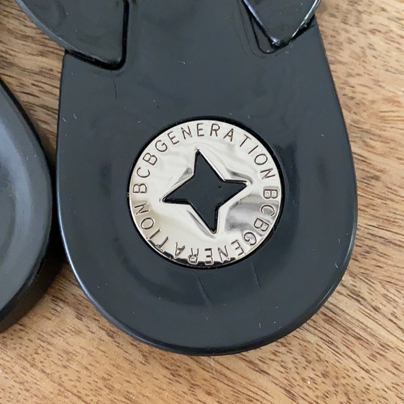 BCBGeneration Black Opaque Jelly Sandal BG-DORLAS - Picture 3 of 5